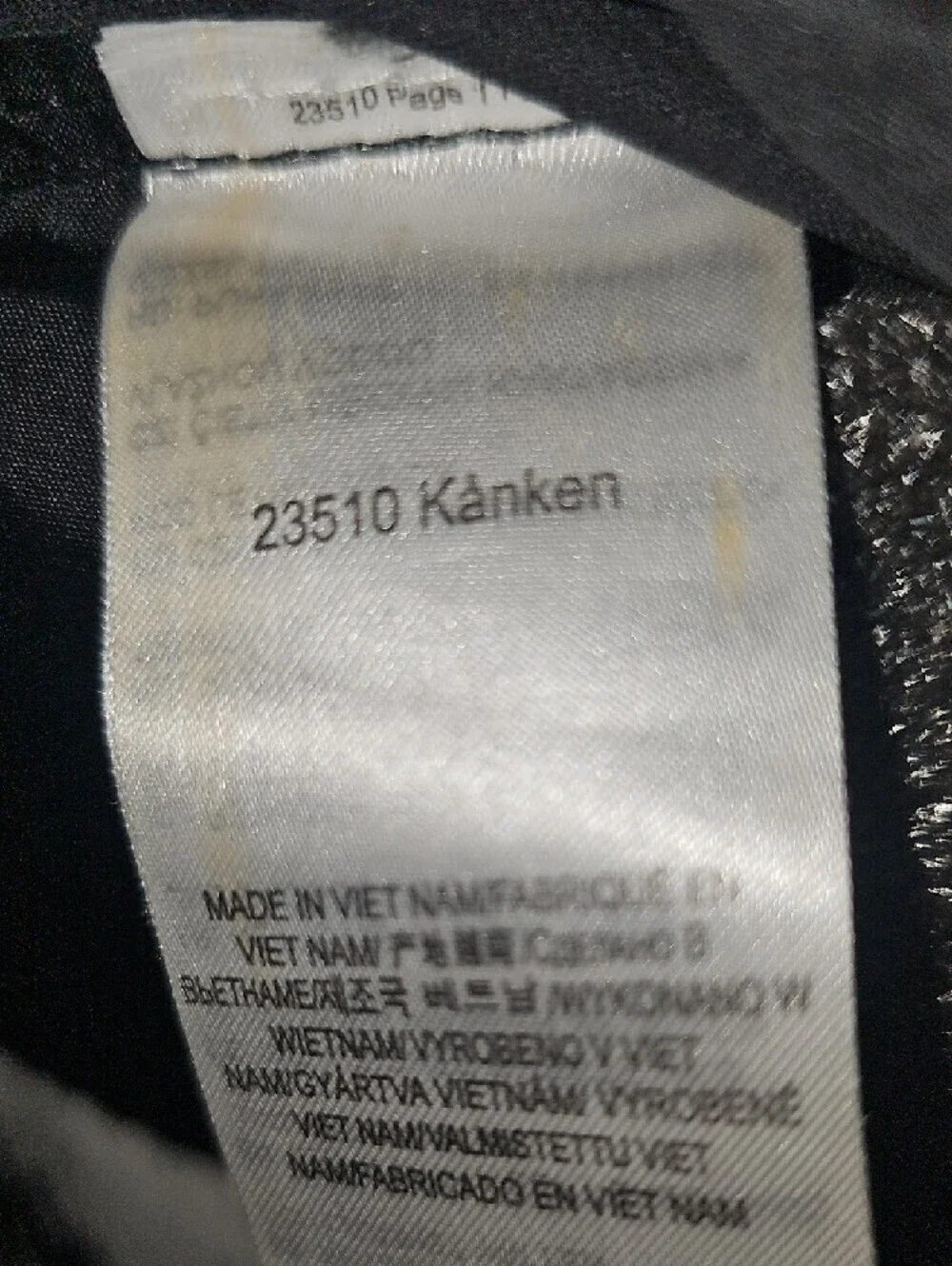 Fjallraven durable black